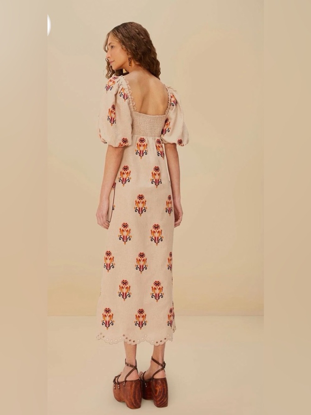 FARM Rio - Rose Embroidered Macaw Maxi Dress - Picture 4 of 4